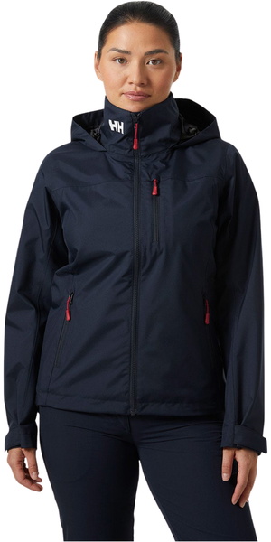 2026 Helly Hansen Womens Crew Hooded Sailing Jacket 2.0 34448 - Navy